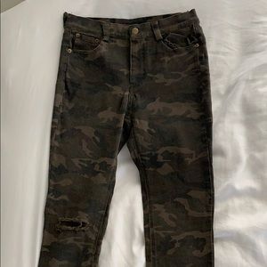 Camo jeans